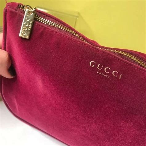 gucci cosmetic case replica|gucci makeup bag pink velvet.